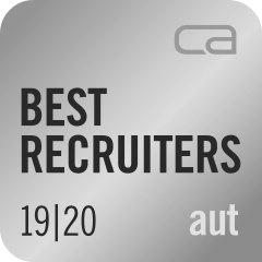 Siegel Auszeichnung Best Recruiters 19|20