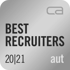 Siegel Auszeichnung Best Recruiters 20|21