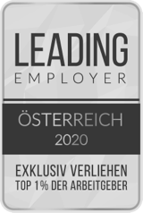 Siegel Auszeichnung Leading Employer 2020