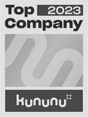 Siegel Auszeichnung Top Company 2023 von kununu
