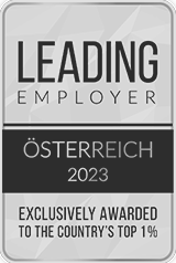 Siegel Auszeichnung Leading Employer 2023